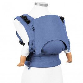 Fidella Fusion Chevron light blue (Size Baby) - baby carrier