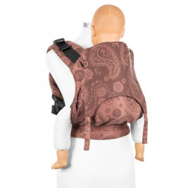 Fidella Fusion 2.0 Fullbuckle Persian Paisley marron foncé - Porte-bambin