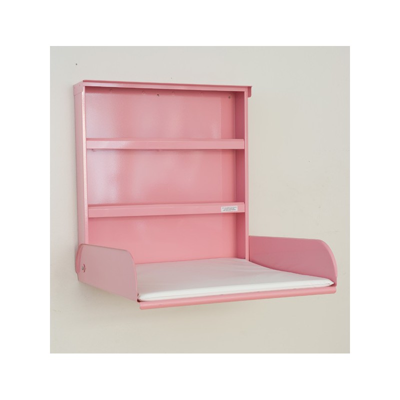 pink changing table