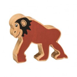 Chimpanzé en bois Lanka Kade