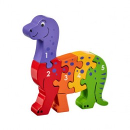 Puzzle Dinosaur 1-5 wooden Lanka Kade