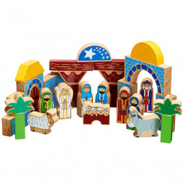 Lanka Kade Bloc de construction crèche de Noël - Jouet en bois