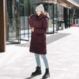 Love and Carry Manteau de portage et de grossesse V2 Marsala