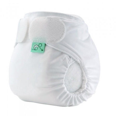 Totsbots Teenyfit Star cloth diaper - White