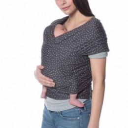 Ergobaby Aura Gris Foncé Étoilé - Écharpe de Portage Extensible