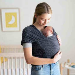 Ergobaby Will be Dark Grey Starry - elastic Sling