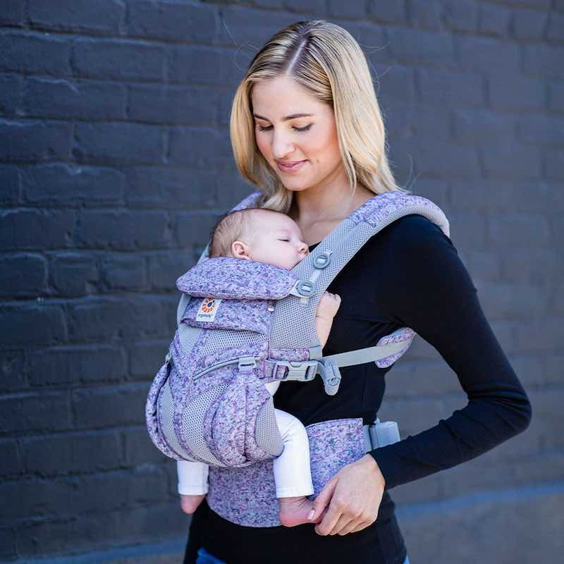 Ergobaby Omni 360 Cool Air Mesh Camouflage Purple 4 Positions