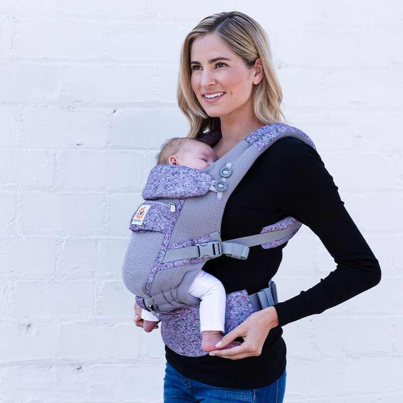 Ergobaby Adapt Cool Air Mesh Camouflage Purple baby carrier Evolutionary