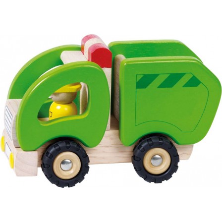 A trash-truck wood by Goki