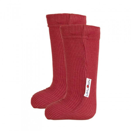 Manymonths Chaussons de portage ajustables en laine Cranberry Nectar Manymonths Chaussons de portage ajustables en laine Cranberry Nectar