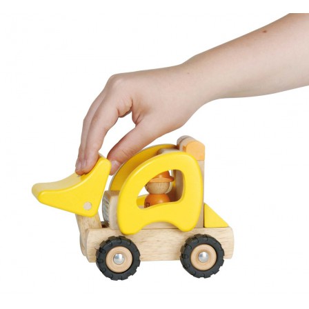 Loader tractor wood by Goki