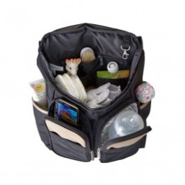 Ergobaby Playdate Noir / Beige - Sac À Langer