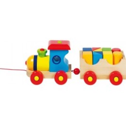 Train London en bois par Goki