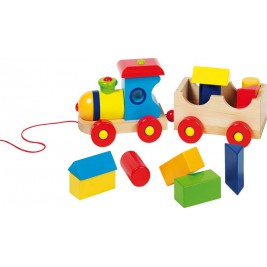 Train London en bois par Goki