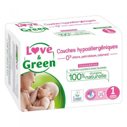 Love and Green Kit Naissance Hypoallergénique