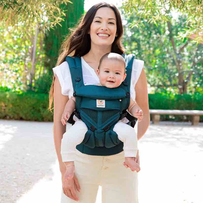 Ergobaby Omni 360 Cool Air Mesh Emerald Green baby carrier 4 Positions