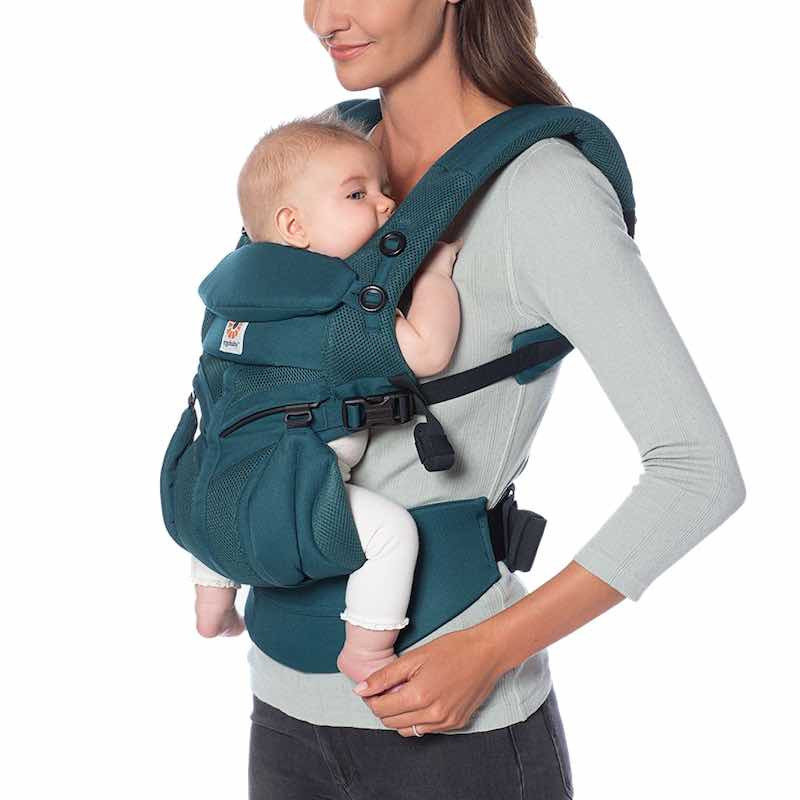 Ergobaby Omni 360 Cool Air Mesh Emerald Green baby carrier 4 Positions