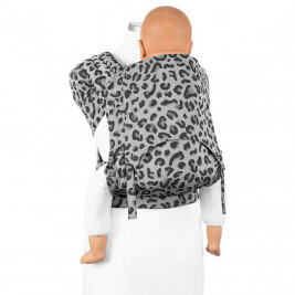 Fidella Fly Tai Leopard Silver (size-toddler) - Porte-bébé Meï-taï