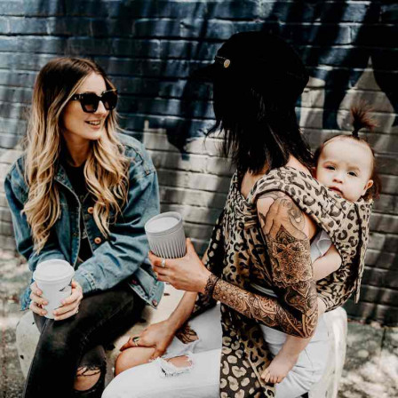 Fidella Fly Tai Leopard golden (size-toddler) - Porte-bébé Meï-taï