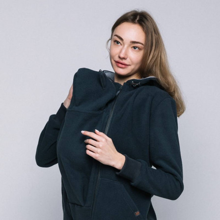 Love and-Carry Jacket pregnancy and portage dark Grey