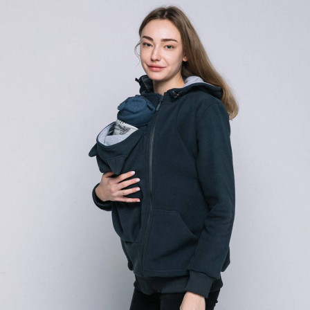 Love and-Carry Jacket pregnancy and portage dark Grey
