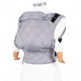 Fidella Fusion Paperclips Blue ash (Size of Baby) - baby carrier