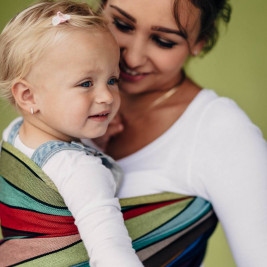 Lennylamb Carousel of Colors - Écharpe de portage sergé brisé
