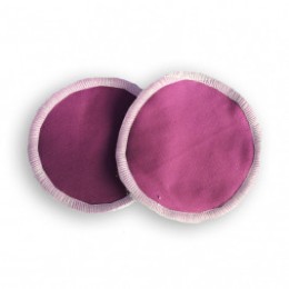Nursing pads washable bamboo Naturiou pink