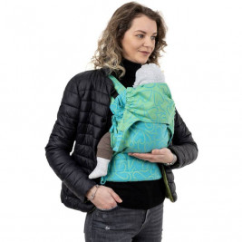 Fidella Fusion green Heart (Size of Baby) - baby carrier