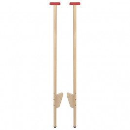 Goki skipping Rope animals with wooden handle - Set of outdoor wood