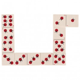 Goki Game of dominoes Ladybugs - wooden toys