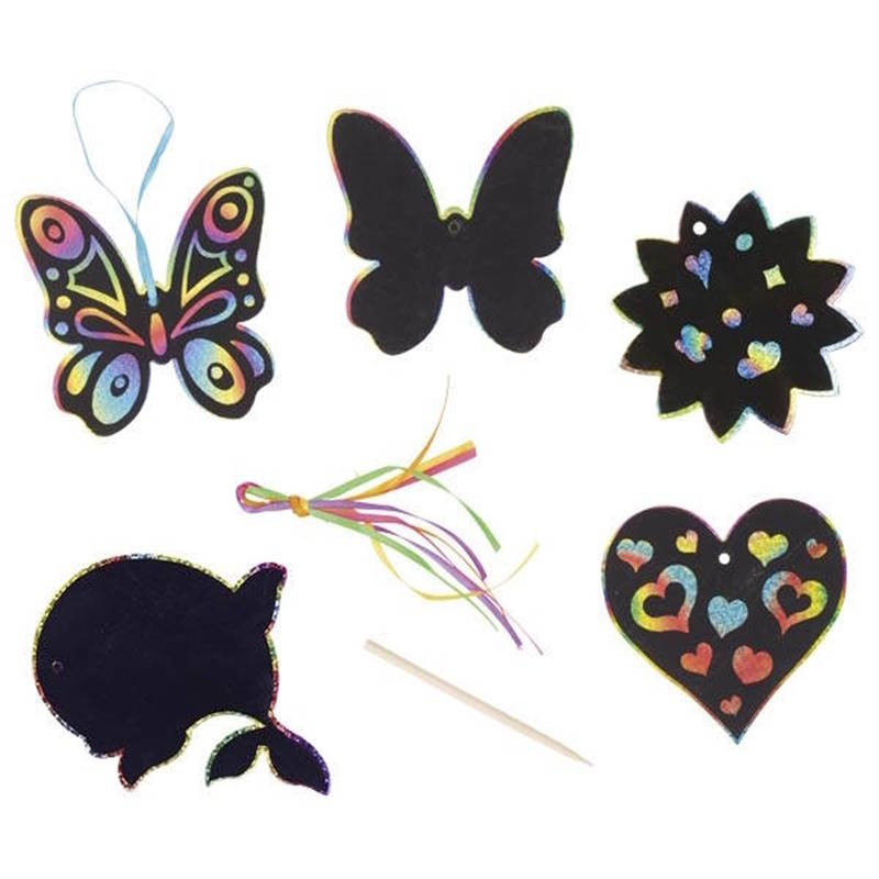 ruggito Arc-en-ciel à gratter pour enfants, 2 livres en papier arc-en-ciel avec 2 stylos, 4 motifs de peinture, pour enfants de 4 à 12 ans, garçons et filles, cadeau d'anniversaire, de fête