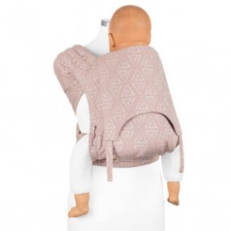 Fidella Fly Tai Paperclips Ash pink (size-toddler) - Porte-bébé Meï-taï