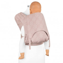 Fidella Fly Tai Paperclips Ash pink (size-toddler) - Porte-bébé Meï-taï