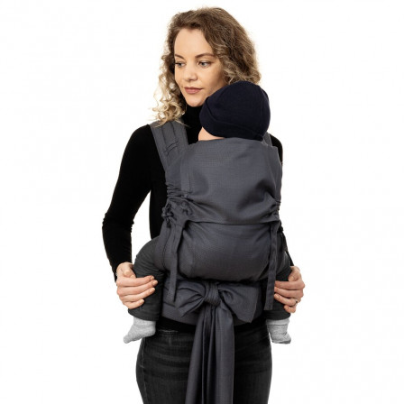 Fidella Fly Tai Diamonds Anthracite (size toddler) - Porte-bébé Meï-taï