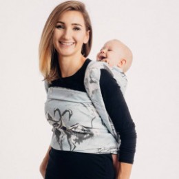 Lennylamb DANCE OF LOVE - baby carrier fabric woven