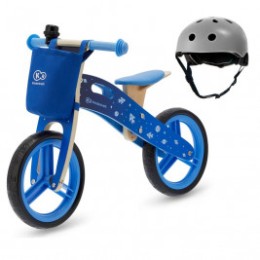 Kinderkraft Runner - push-along wooden helmet