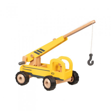  Goki Camion-grue - Jouet en bois