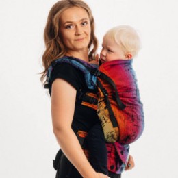 LennyLamb LennyPreschool Symphony Rainbow Dark - Porte-enfant