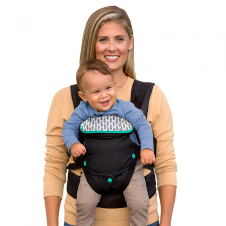 Infantino Flip Advanced Denim noir - Porte-bébé Évolutif