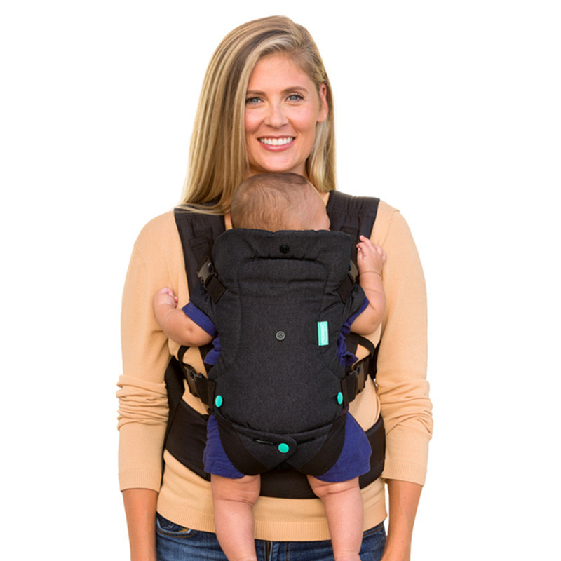 black baby carrier