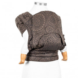 Fidella Fly Tai Mosaic Brun Mocha Porte-bébé Meï-taï taille bébé