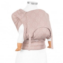 Fidella Fly Tai Paperclips - frêne rose taille bébé meï-taï