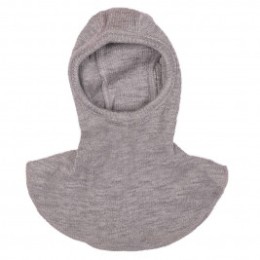 Manymonths Silver Cloud - Hooded baby pure merino wool
