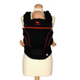 Porte-bébé physiologique Manduca Blackline rouge