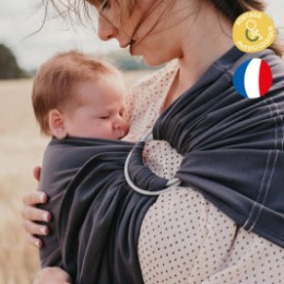 Néobulle My Sling jersey Ardoise - Écharpe de Portage Sling