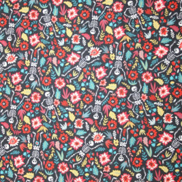 Rose And Rebellion Big Kid Skeletons Swatch