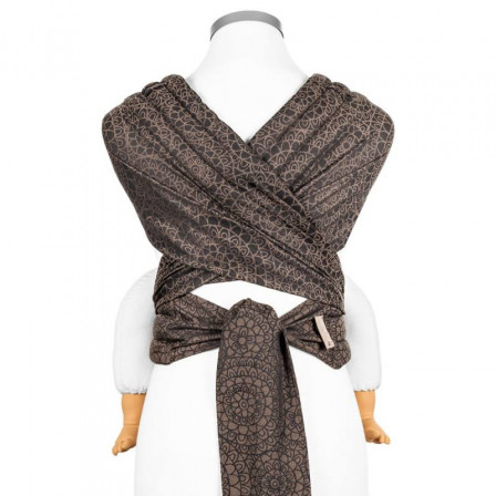 Fidella Fly Tai Mosaic brun mocha - porte-bébé meï-taï (taille bambin)