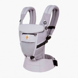 Ergobaby Adapt Cool Air Mesh Gris Lilas - Porte-bébé Évolutif