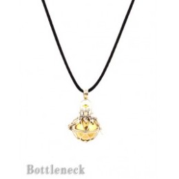 Bola pregnancy Bottleneck in silver genuine